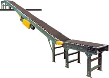 Hytrol RBI - Floor to Floor Roller Bed Incline Conveyors