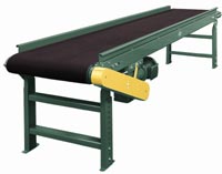 Hytrol TR Belt Conveyor - Medium Duty Horizontal Troughed Slider Bed Belt Conveyor